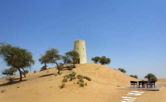 Arabic tower in Emirates