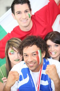 Italy supporters