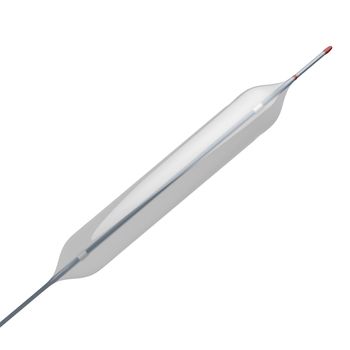 Balloon Angioplasty, 3d illustration of balloon and catheter