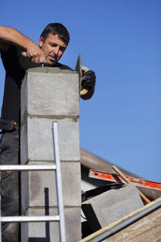 Construction of a house