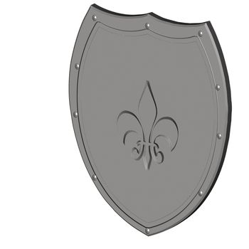 Image of a shield, as protection concept.