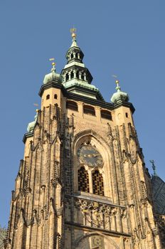 Saint Vitus' Cathedral  is as a Roman Catholic cathedral in Prague