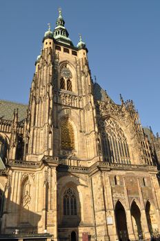 Saint Vitus' Cathedral  is as a Roman Catholic cathedral in Prague