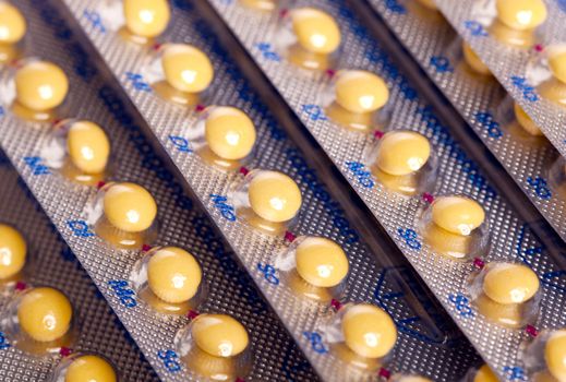 tablets (Birth Control Pills)  background