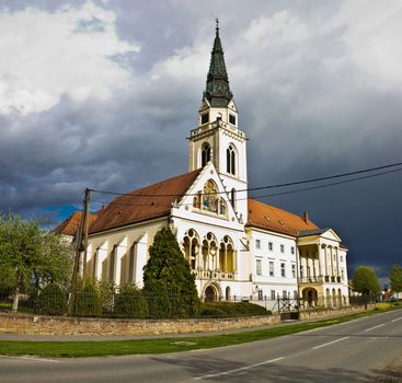 Greek catholic cathedral in Krizevci, Croatia