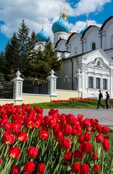 Kazan Annunciation Cathedral in spring