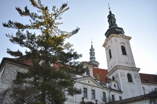The monastery in Prague in Czech republic