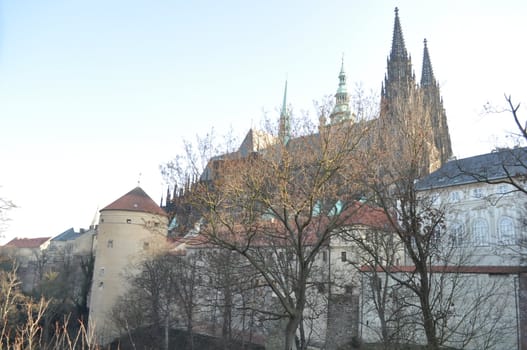 Saint Vitus' Cathedral  is as a Roman Catholic cathedral in Prague