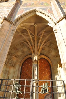 Saint Vitus' Cathedral  is as a Roman Catholic cathedral in Prague