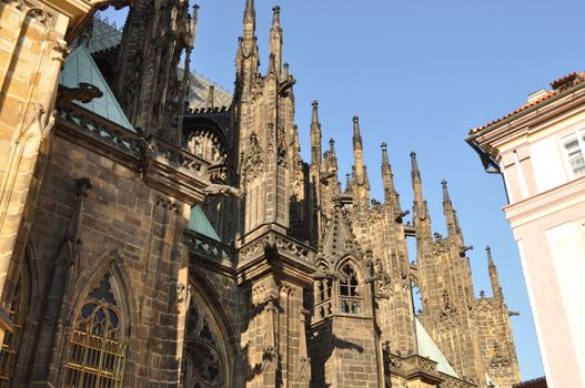 Saint Vitus' Cathedral  is as a Roman Catholic cathedral in Prague