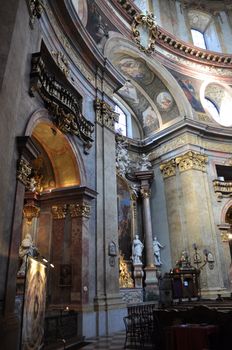 Viennese architecture in the Baroque style. Austria