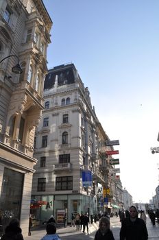 Viennese architecture in the Baroque style. Austria