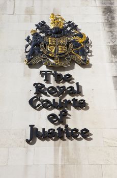 The Royal Courts of Justice in London.