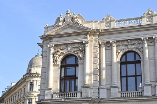 Viennese architecture in the Baroque style. Austria