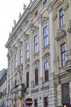 Viennese architecture in the Baroque style. Austria