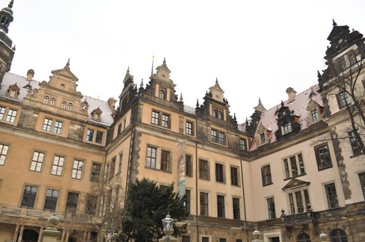 Dresdner Residenzschloss  Castle, Germany. The Historic build