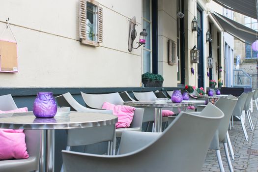 Street cafe in Den Bosch. Netherlands