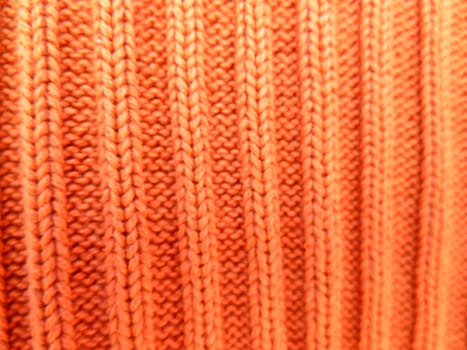 orange ribbed fabric as a background