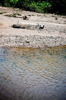 Mae Ping River of human life, Thailand