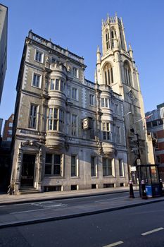 St Dunstan-in-the-West Church in London.