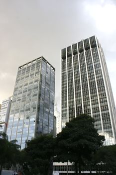 Buildings in Downtown Sao Paulo, Brazil.