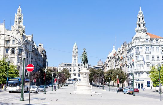 Praca da Liberdade, Porto, Douro Province, Portugal