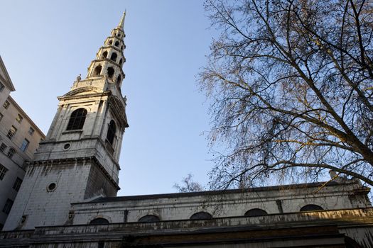 St. Brides Church in Fleet Street, London