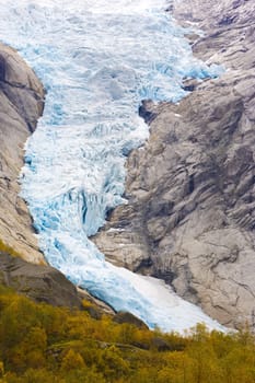 Melkevollbreen Glacier, Jostedalsbreen National Park, near Brigsdal, Norway