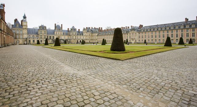 Palace Fontainebleau, �le-de-France, France