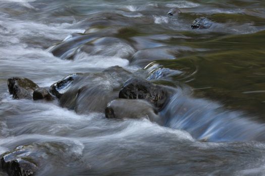 Flowing water