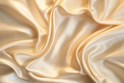 Smooth elegant gold satin can use as background