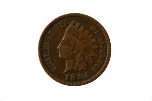 Old 1904 indian head penny