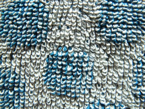 blue dot fabric as a background