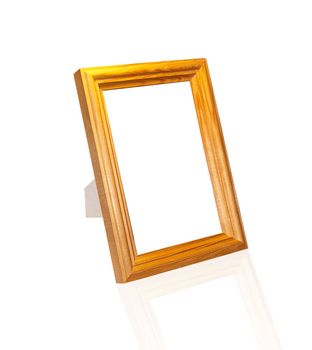 Decorative frame for a photo  on a white background