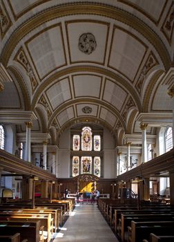 Interior shot of the Church of St. James's Piccadilly.