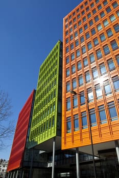 Modern buildings known as 'Central St. Giles' in central London.