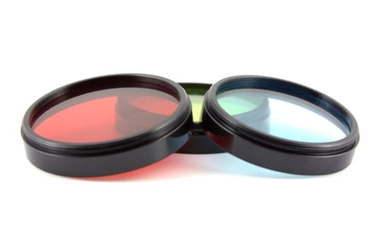 Filter for lenses over white