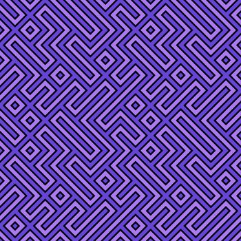 Pink and Violet Geometric Seamless Pattern Illustration