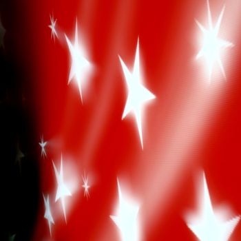 red christmas stars abstract background