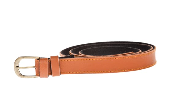 leather brown belt