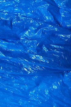 A blue plastic bag texture, macro, background