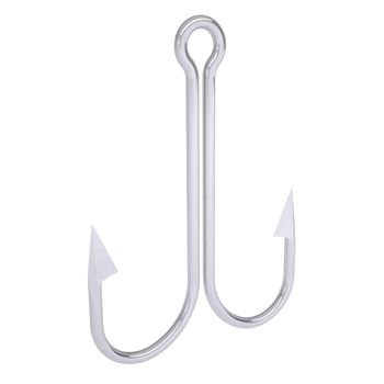 Hook for fishing. Isolated render on a white background