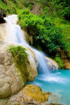 Eravan Waterfall  in Kanchanaburi, Thailand