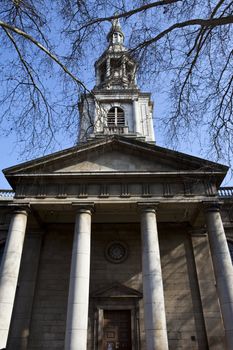 St Leonard's Church in Shoreditch, London.