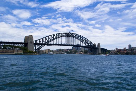 World known Sydney Harbour Bridge in Australia.