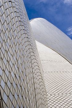 The "shell" roof of Sydney Opera House.