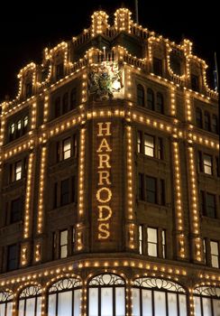 Harrods in London.