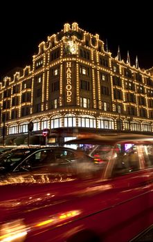 Harrods in London.