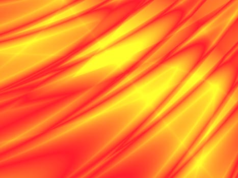 Abstract flame of red scarlet and yellow colors