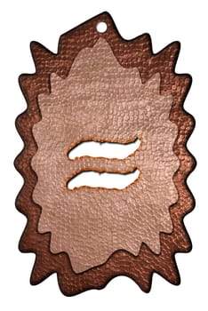 3d bronze equal mark